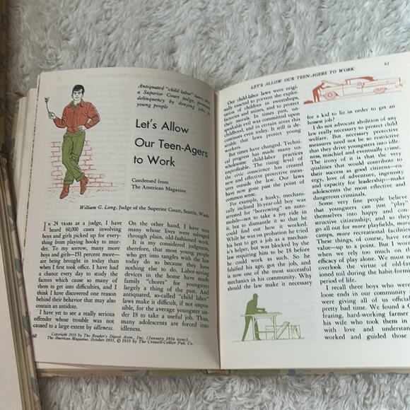 Readers Digest Teenage Treasury - Vintage 1957 set - Challenge, Action, Endeavor - Picture 8 of 10